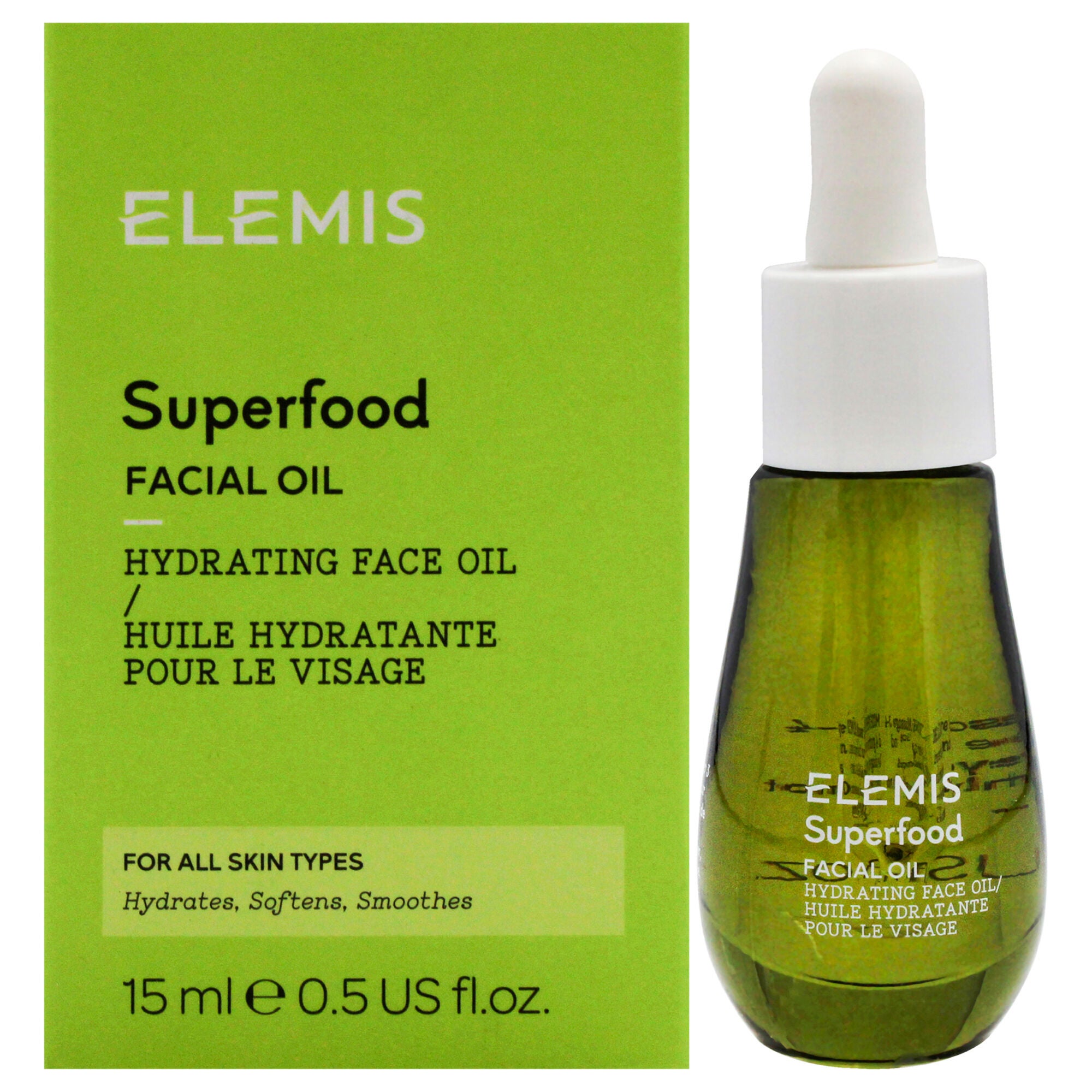 Superfood Facial Oil by Elemis for Women - 0.5 oz Oil, See Description, hi-res image number 0