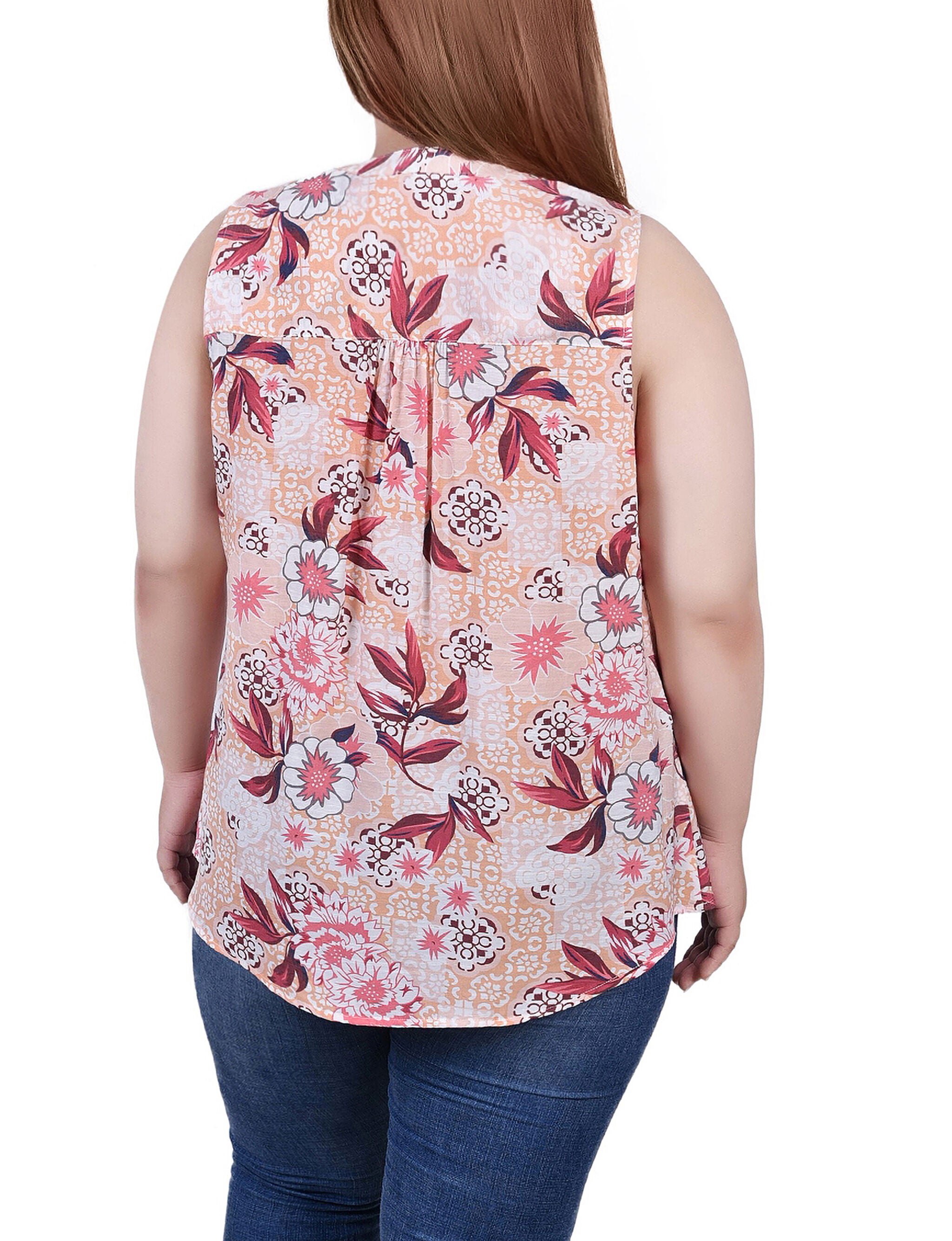 Sleeveless Pintucked Blouse, Neural Nouveau, alternate image number 2