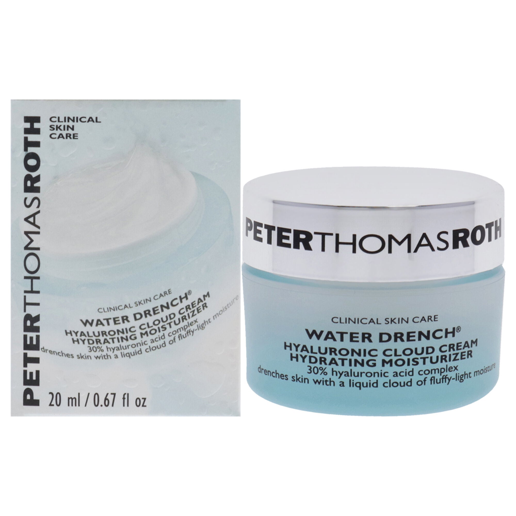 Water Drench Hyaluronic Cloud Cream by Peter Thomas Roth for Unisex - 0.67 oz Cream, See Description, hi-res image number 0