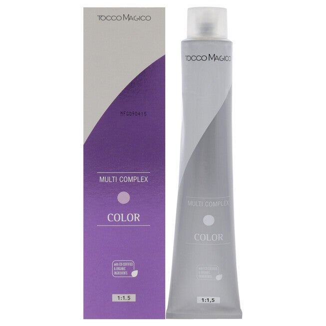 Multi Complex Permanet Hair Color - 4.04 Dark Chocolate by Tocco Magico for Unisex - 3.38 oz Hair Color, See Description, hi-res image number 0
