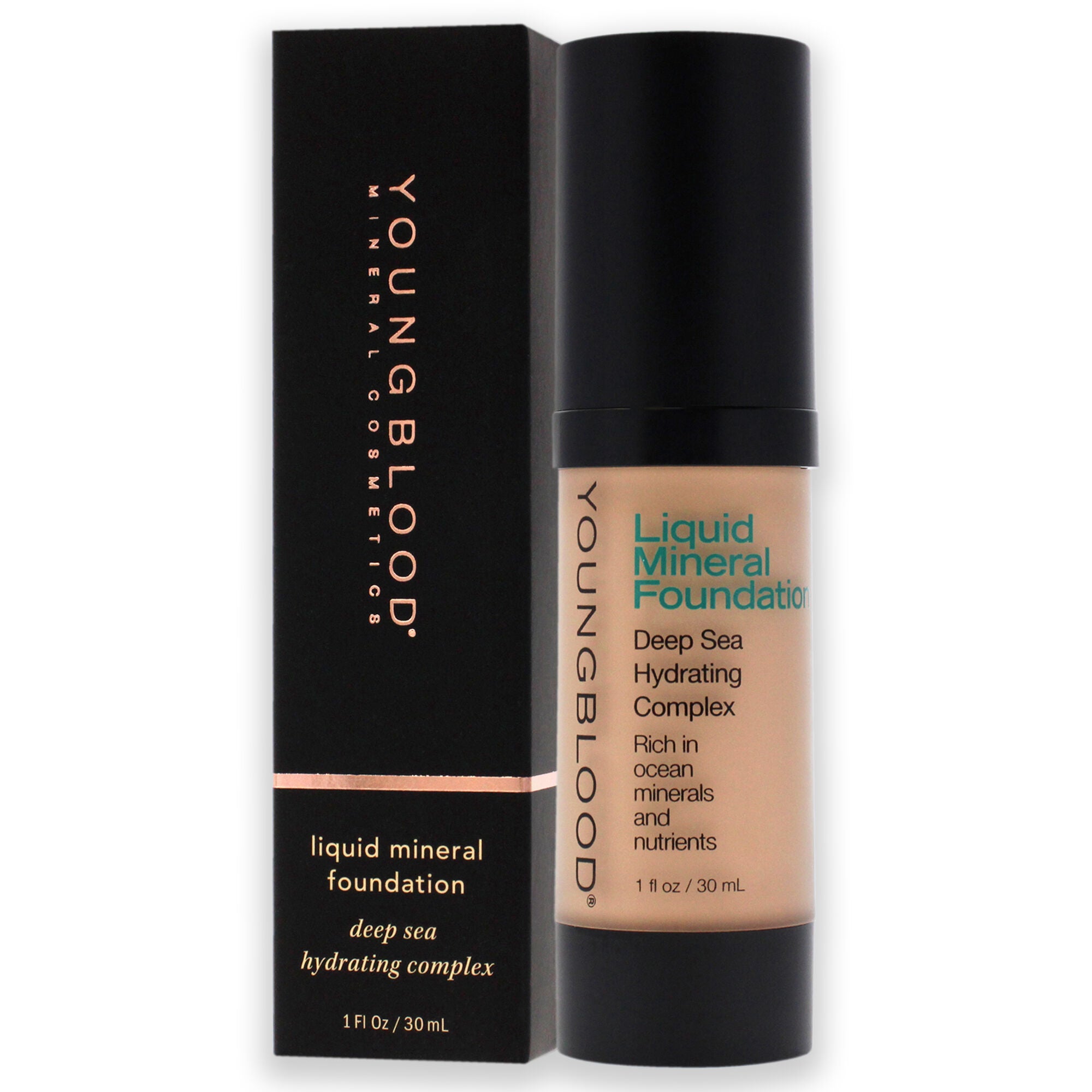 Liquid Mineral Foundation - Bisque by Youngblood for Women - 1 oz Foundation, , alternate image number 8