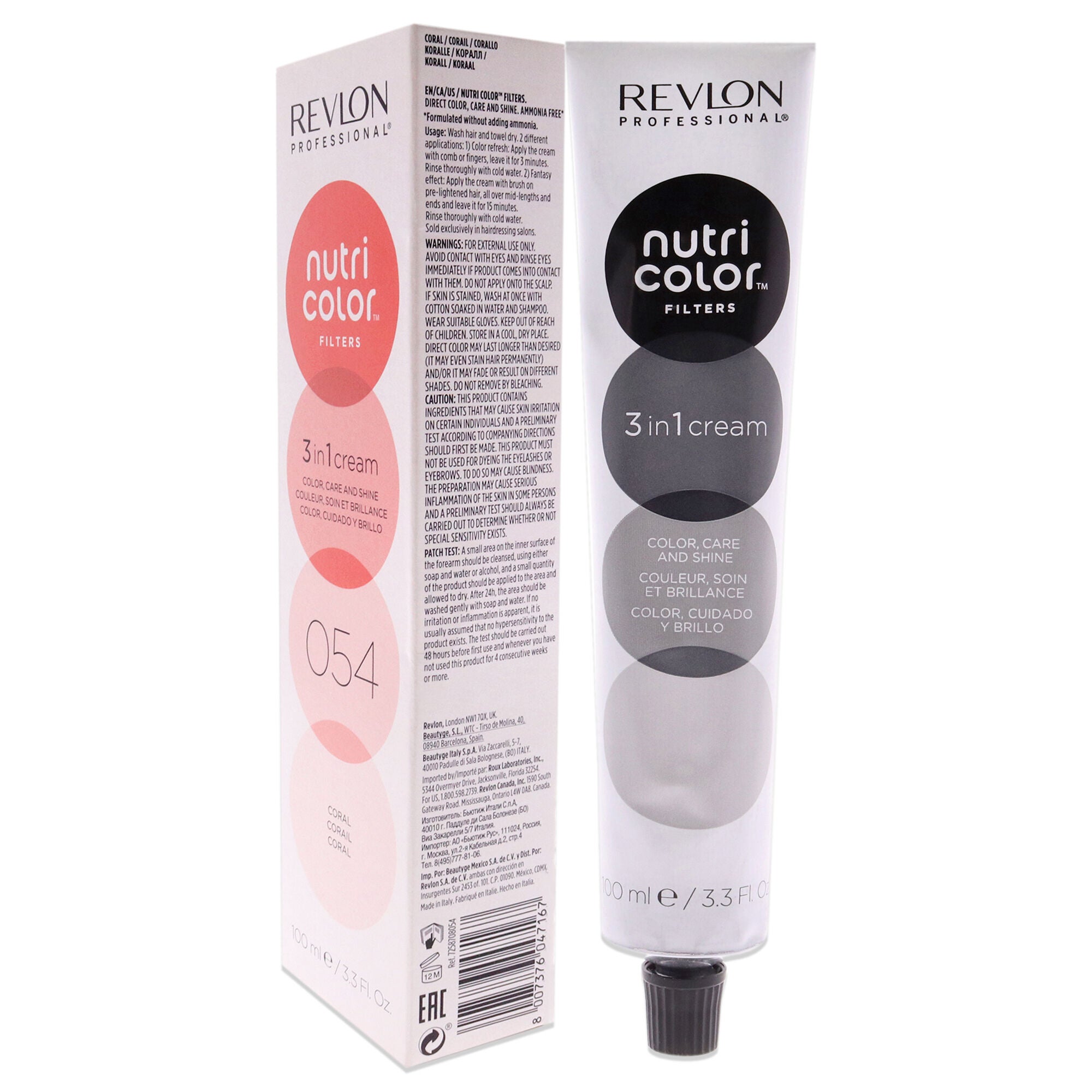 Nutri Color Cream - 054 Coral by Revlon for Unisex - 3.3 oz Hair Color, See Description, alternate image number 2