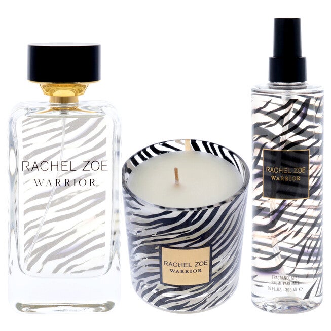 Warrior by Rachel Zoe for Women - 3 Pc 3.4oz EDP Spray, 10oz Fragrance Mist, 6.3oz Candle, See Description, alternate image number 4
