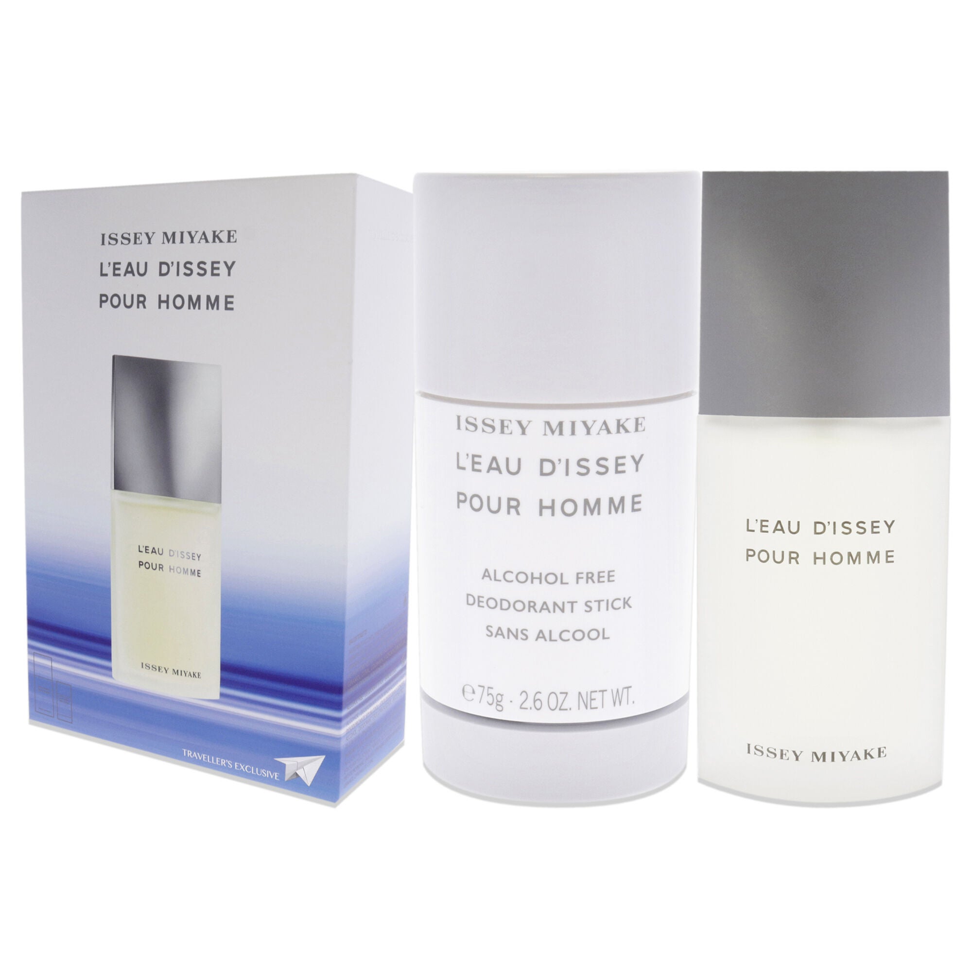Leau Dissey by Issey Miyake for Men - 2 Pc Gift Set 2.5oz EDT Spray, 2.6oz Deodorant Stick, See Description, alternate image number 3