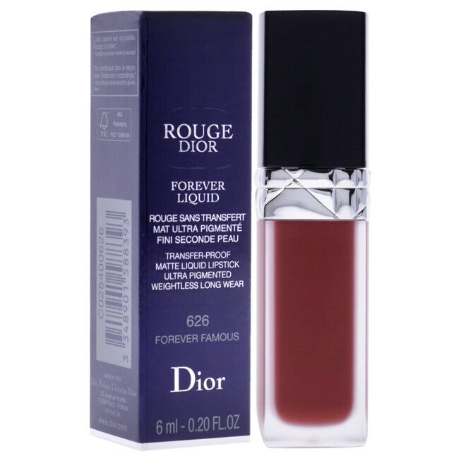 Rouge Dior Forever Liquid Matte - 626 Forever Famous by Christian Dior for Women - 0.2 oz Lipstick, , alternate image number 6