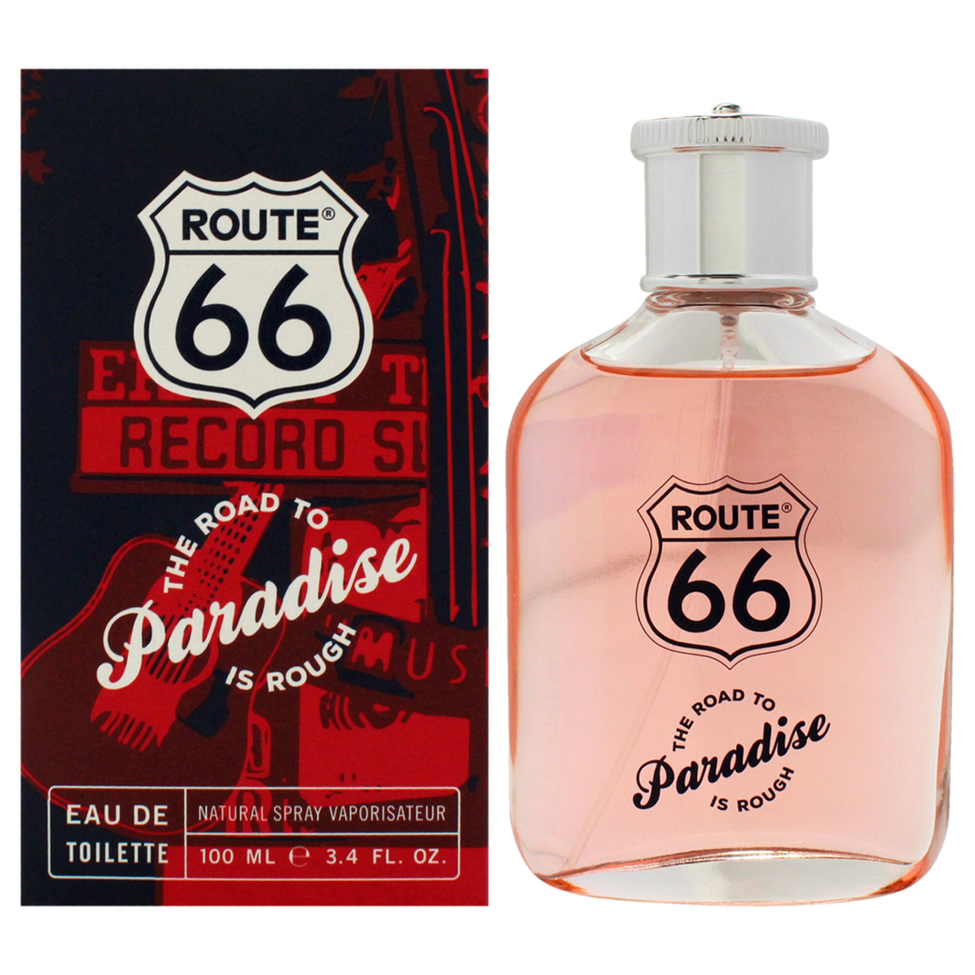 The Road To Paradise Is Rough by Route 66 for Men - 3.4 oz EDT Spray, See Description, hi-res image number 0