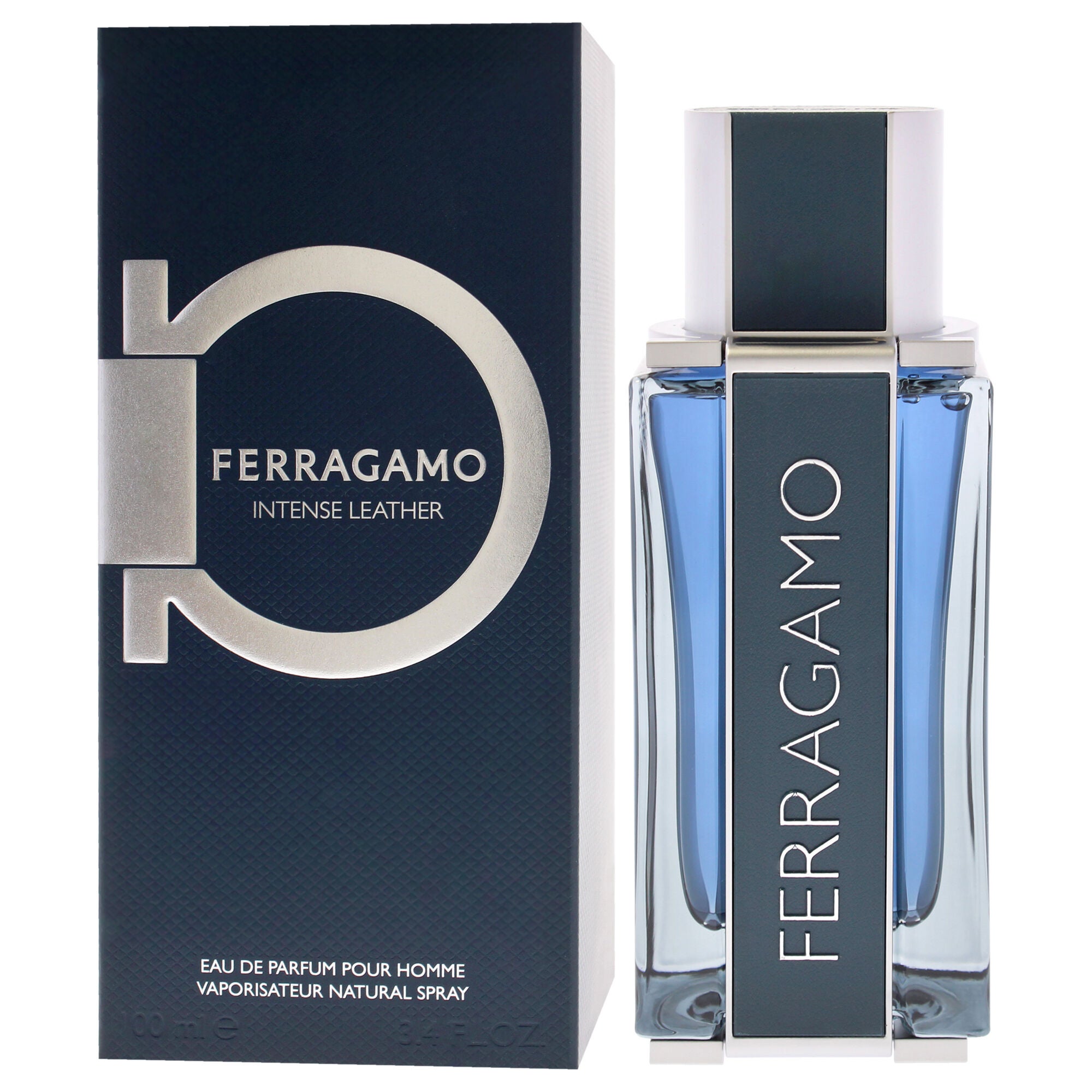 Ferragamo Intense Leather by Salvatore Ferragamo for Men - 3.4 oz EDP Spray, Clear, alternate image number 3