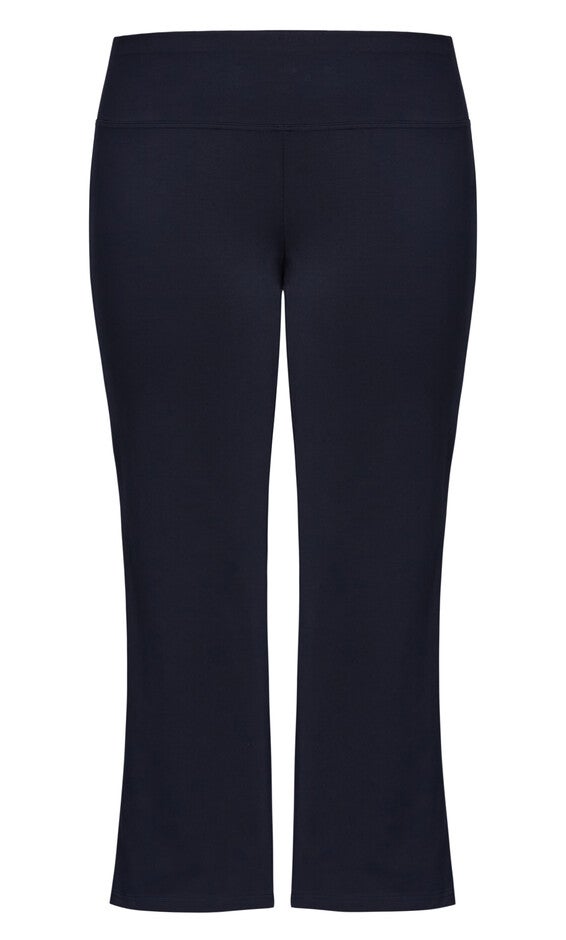 Pima Bootleg Legging Navy - average, , alternate image number 5