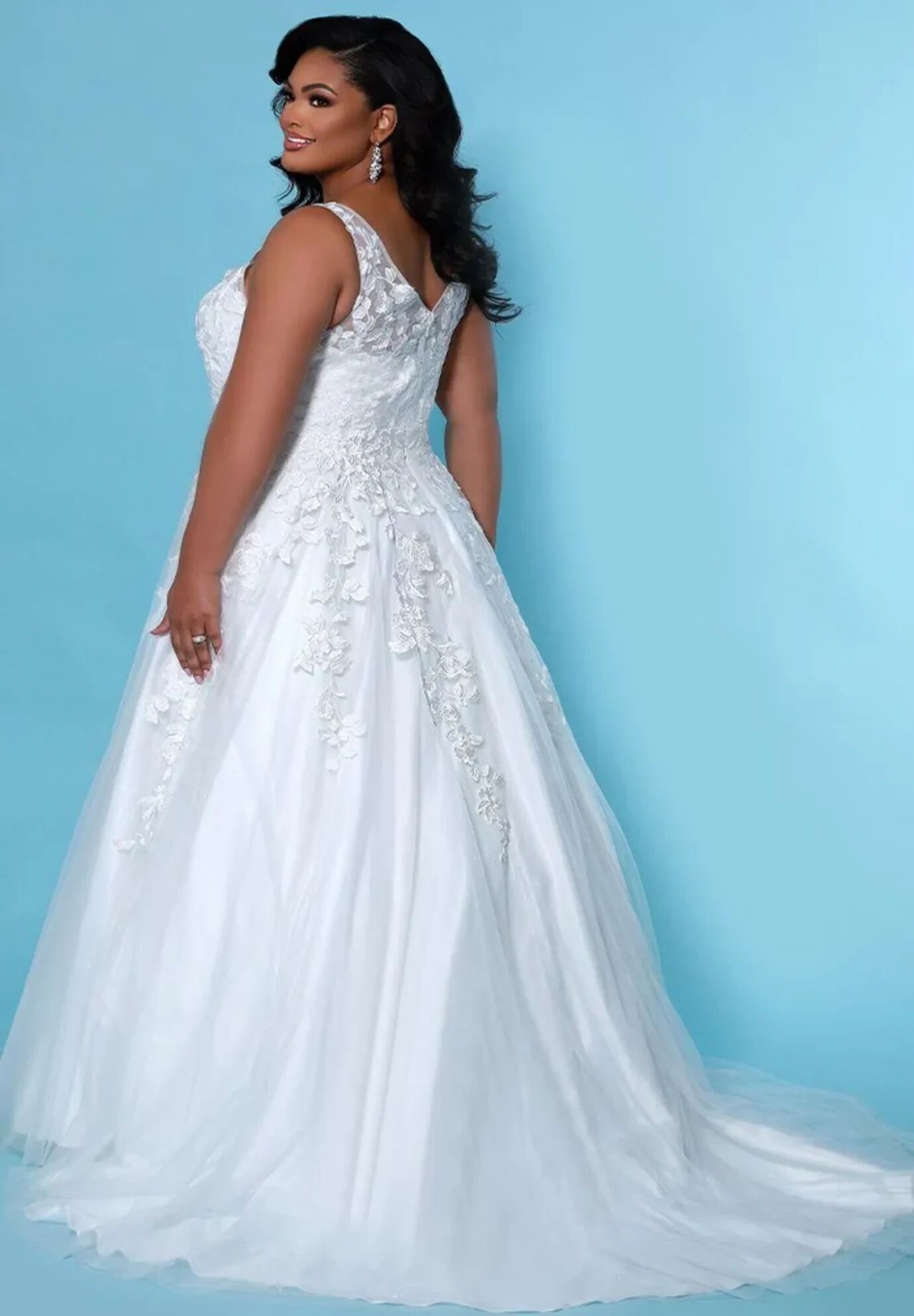 JASMINE WEDDING DRESS, Ivory / Ivory, alternate image number 2