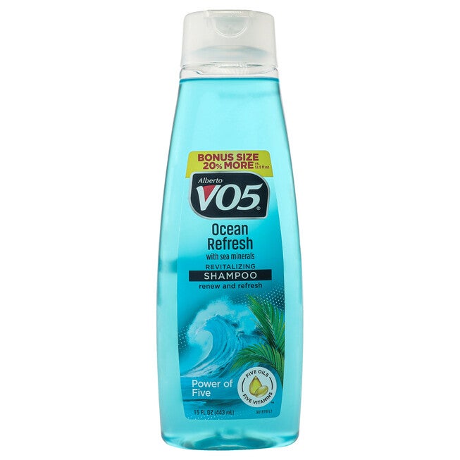 Revitalizing Ocean Refresh Shampoo by Alberto VO5 for Unisex - 15 oz Shampoo, NA, hi-res image number null
