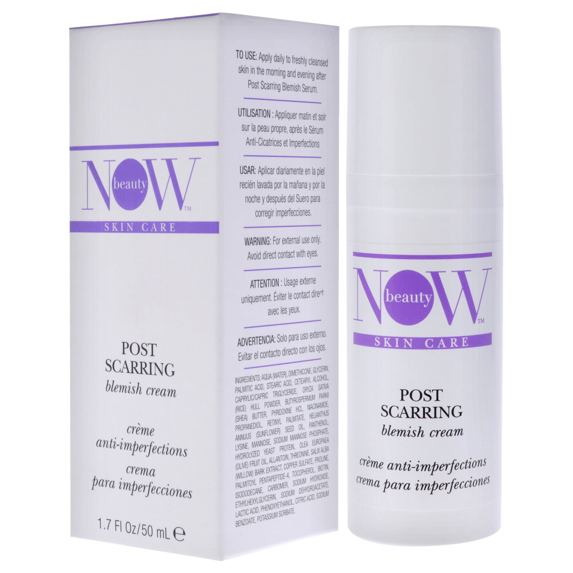 Post Scarring Acne Cream by NOW Beauty for Unisex - 1.7 oz Cream, , alternate image number 7