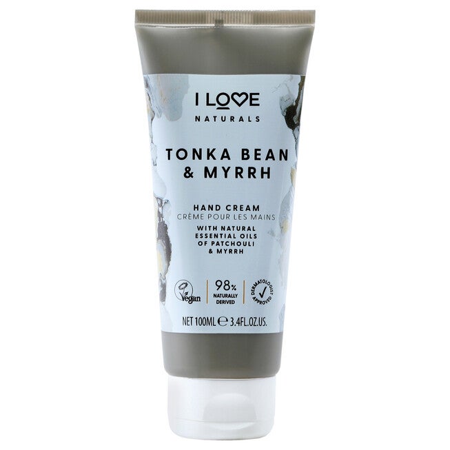 Naturals Hand Cream - Tonka Bean and Myrrh by I Love Cosmetics for Women - 3.4 oz Cream, NA, hi-res image number null