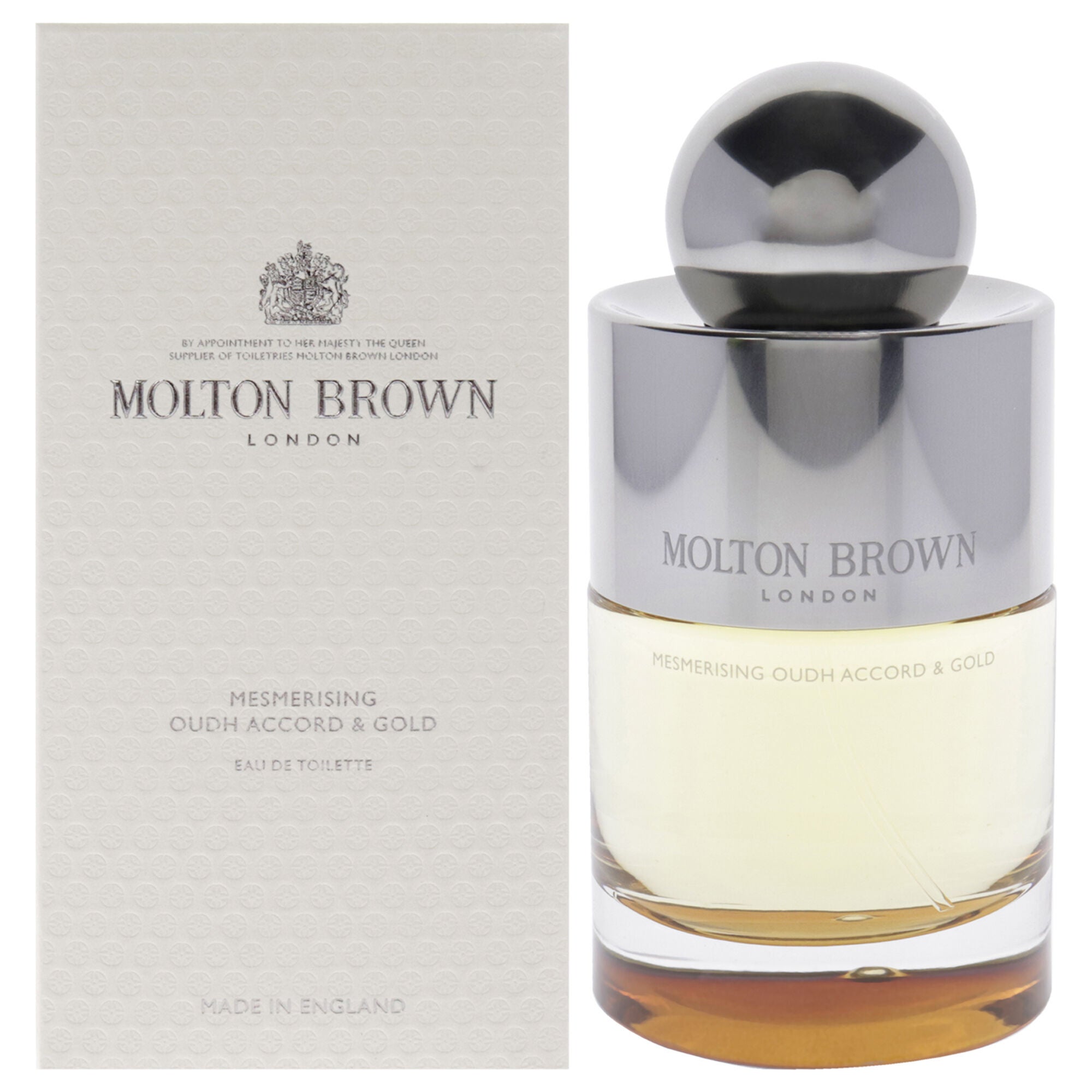 Mesmerising Oudh Accord and Gold by Molton Brown for Unisex - 3.3 oz EDT Spray, See Description, hi-res image number 0
