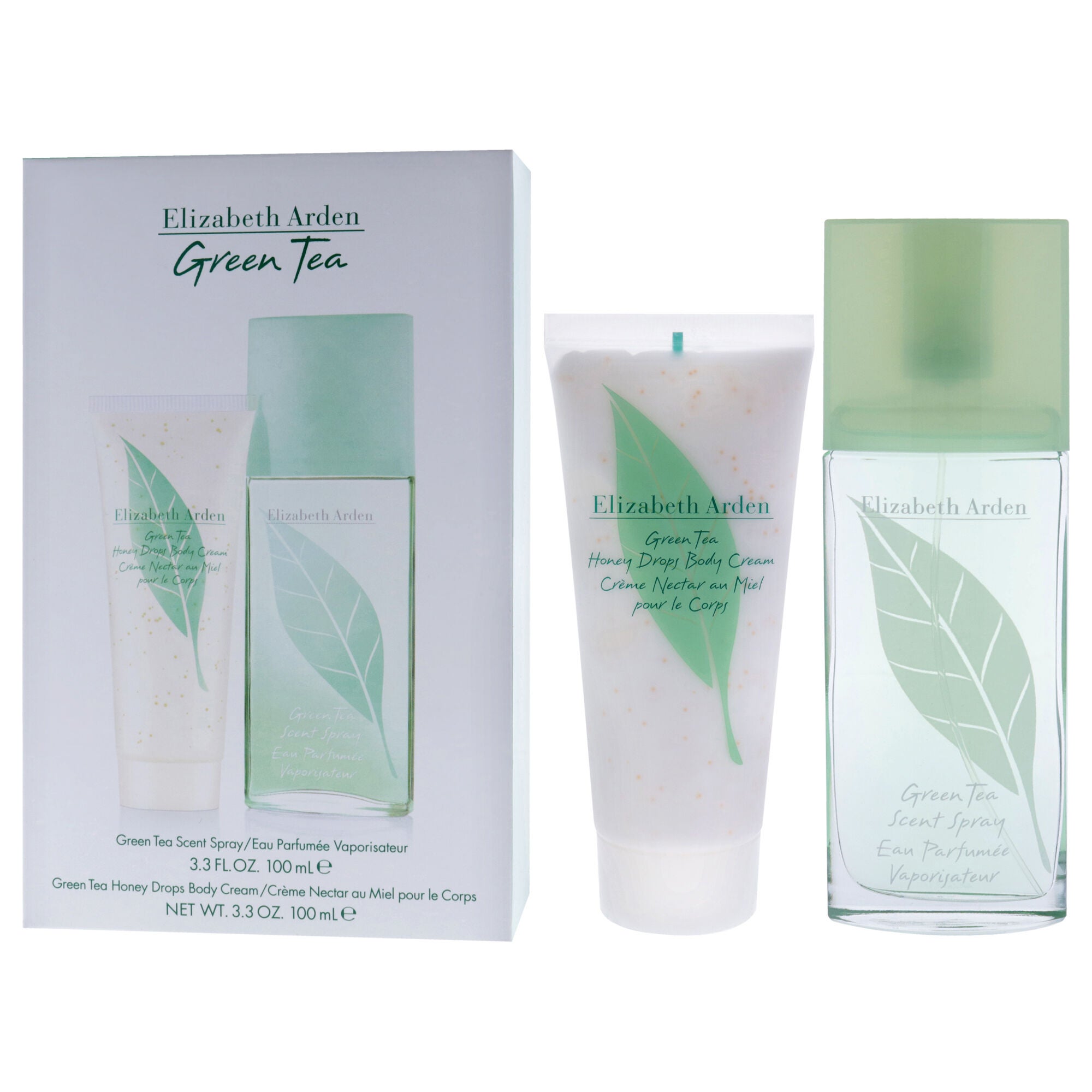 Green Tea by Elizabeth Arden for Women - 2 Pc Gift Set 3.3oz Scent Spray, 3.3oz Body Lotion, See Description, alternate image number 2