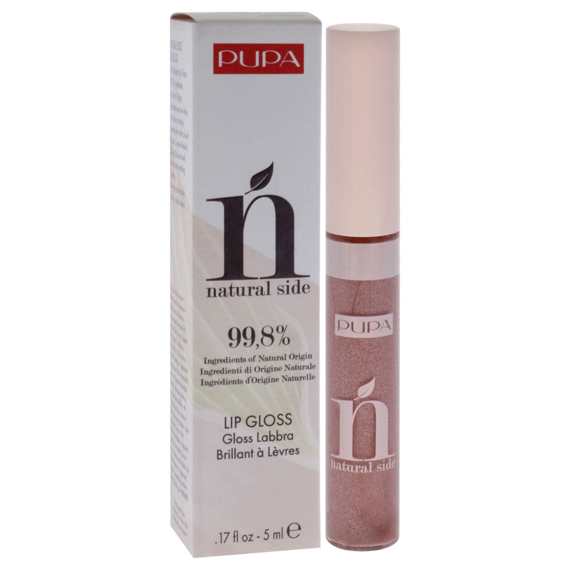 Natural Side Lip Gloss - 004 Pearly Nude by Pupa Milano for Women - 0.17 oz Lip Gloss, , alternate image number 6