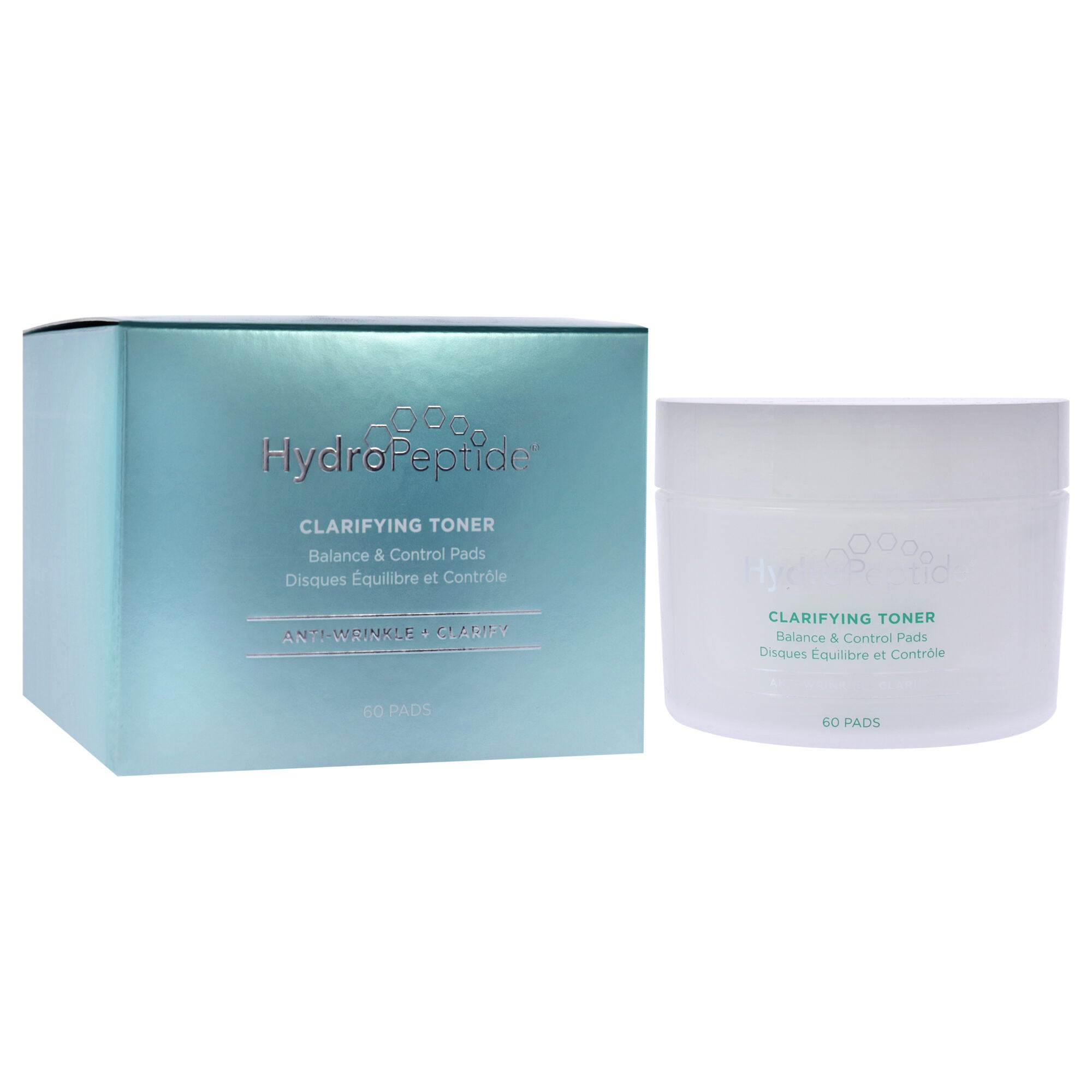 Clarifying Toner Balance and Control Pads by Hydropeptide for Unisex - 60 Pc Pads, See Description, alternate image number 2
