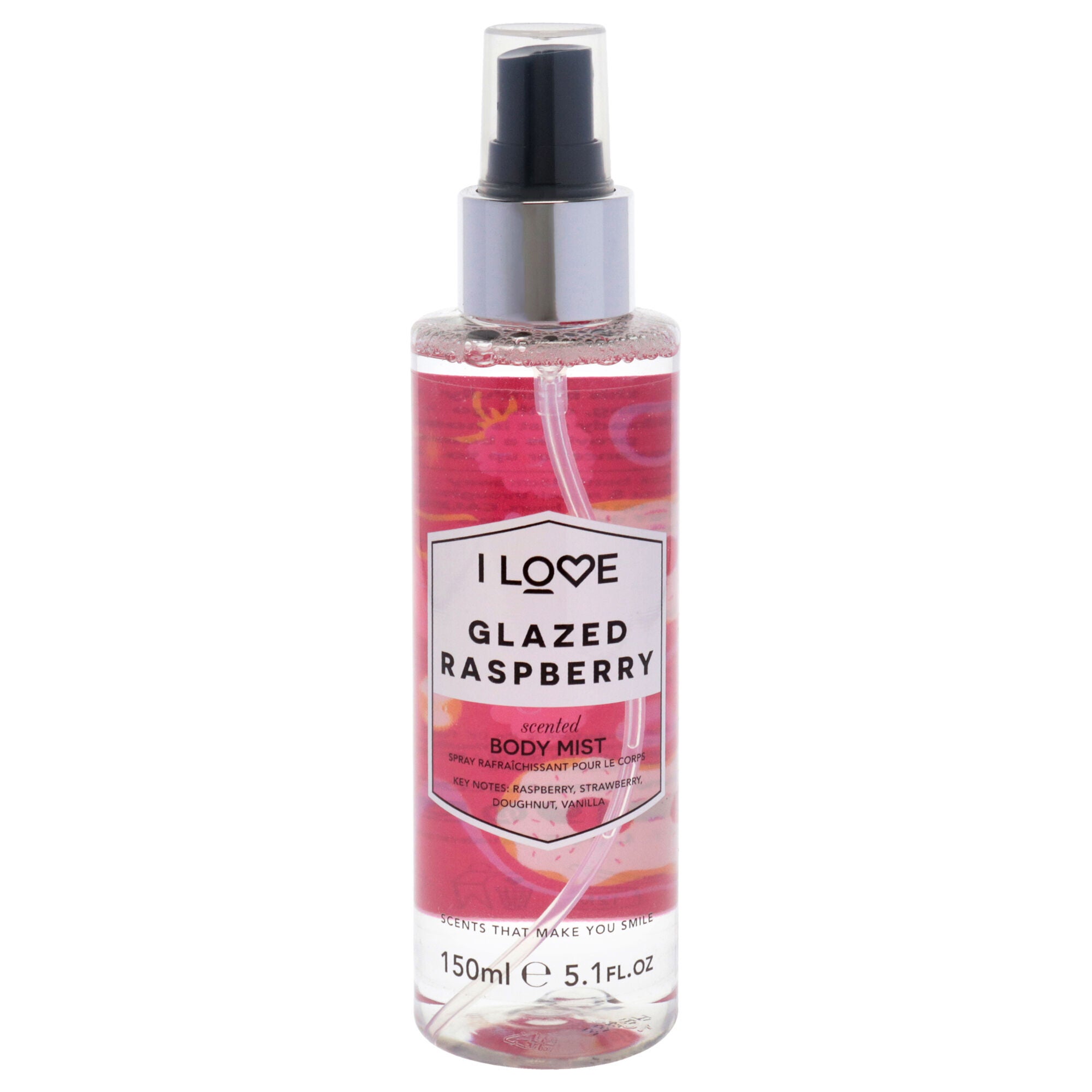 Scented Body Mist - Glazed Raspberry by I Love Cosmetics for Women - 5.1 oz Body Mist, See Description, hi-res image number 0