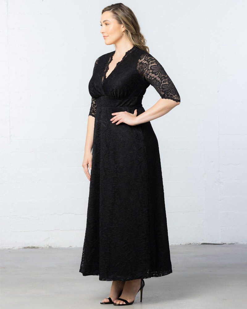 Maria Lace Evening Gown, , alternate image number 3