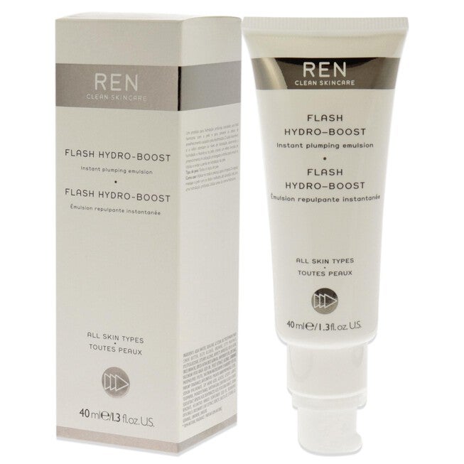 Flash Hydro-Boost Instant Plumping Emulsion by REN for Unisex - 1.3 oz Emulsion, See Description, alternate image number 3