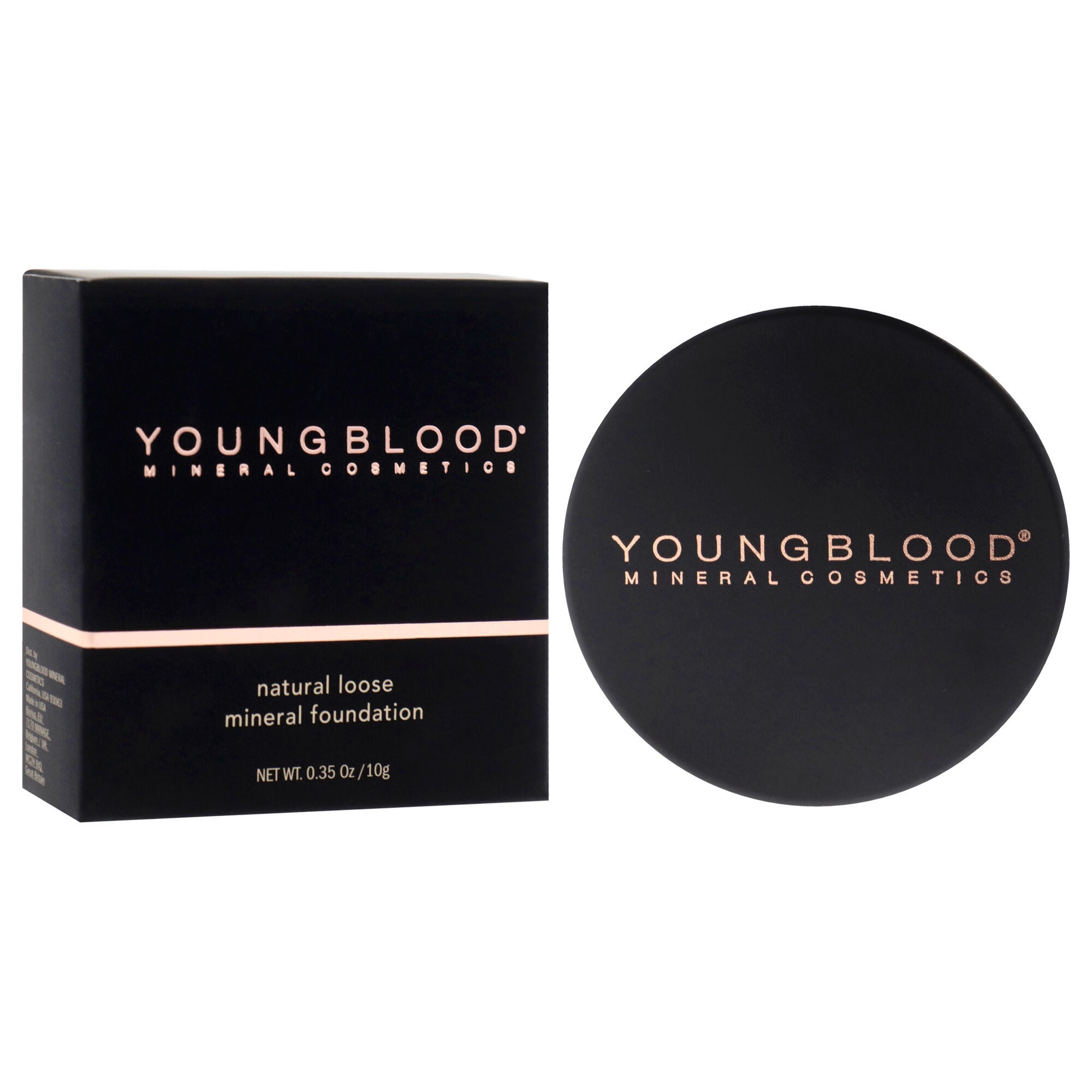 Natural Loose Mineral Foundation - Coffee by Youngblood for Women - 0.35 oz Foundation, See Description, alternate image number 1