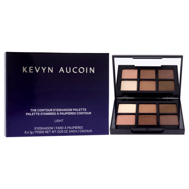 The Contour Eyeshadow Palette - Light by Kevyn Aucoin for Women - 0.18 oz Eye Shadow, See Description, alternate image number 2