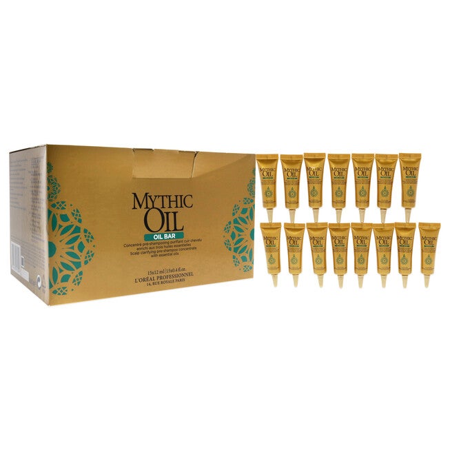Mythic Oil Bar Scalp Clarifying Pre-Shampoo by LOreal Professional for Unisex - 15 x 0.4 oz Treatment, See Description, alternate image number 2