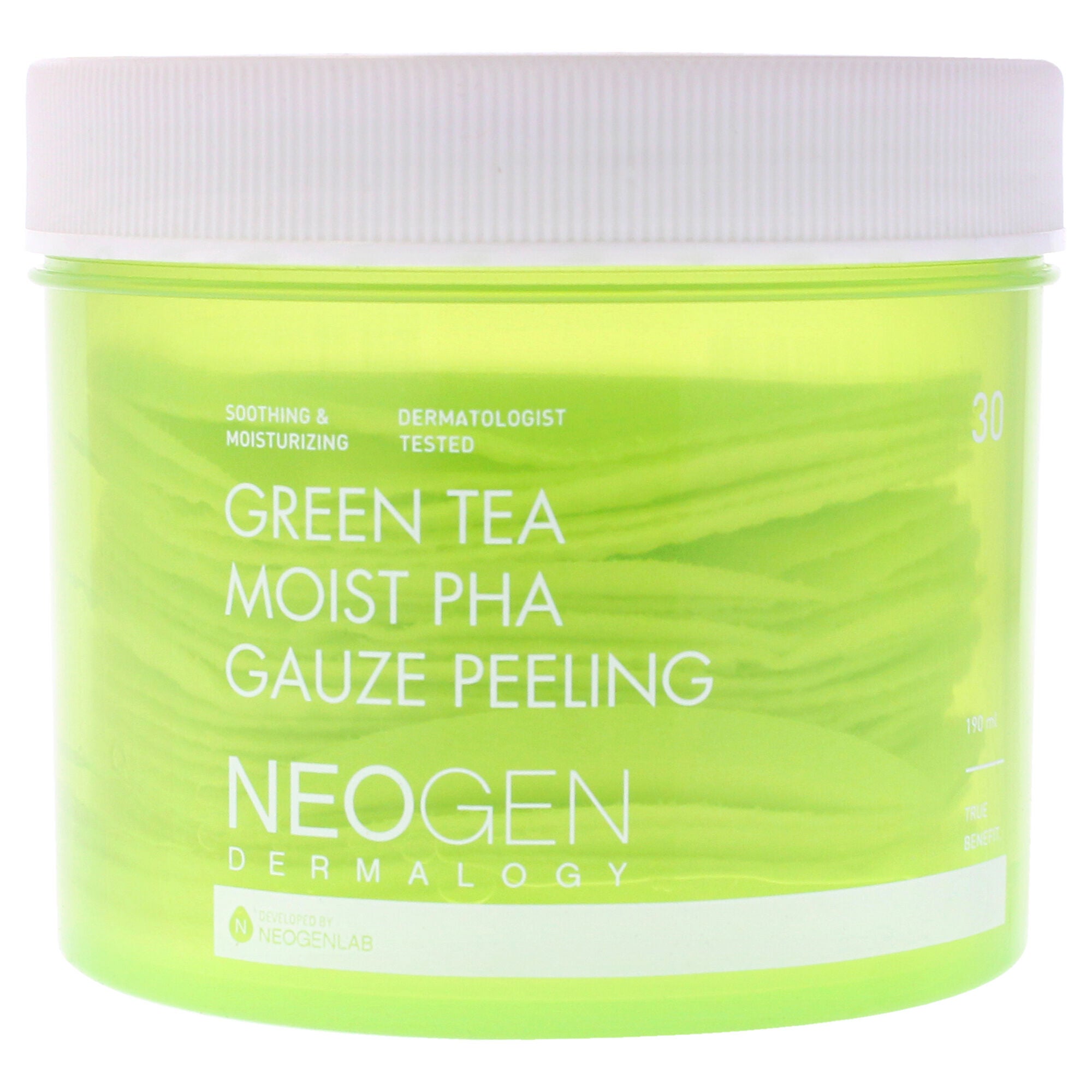 Dermalogy Bio-Peel Gauze Peeling - Green Tea by Neogen for Unisex - 30 Count Pads, See Description, hi-res image number 0