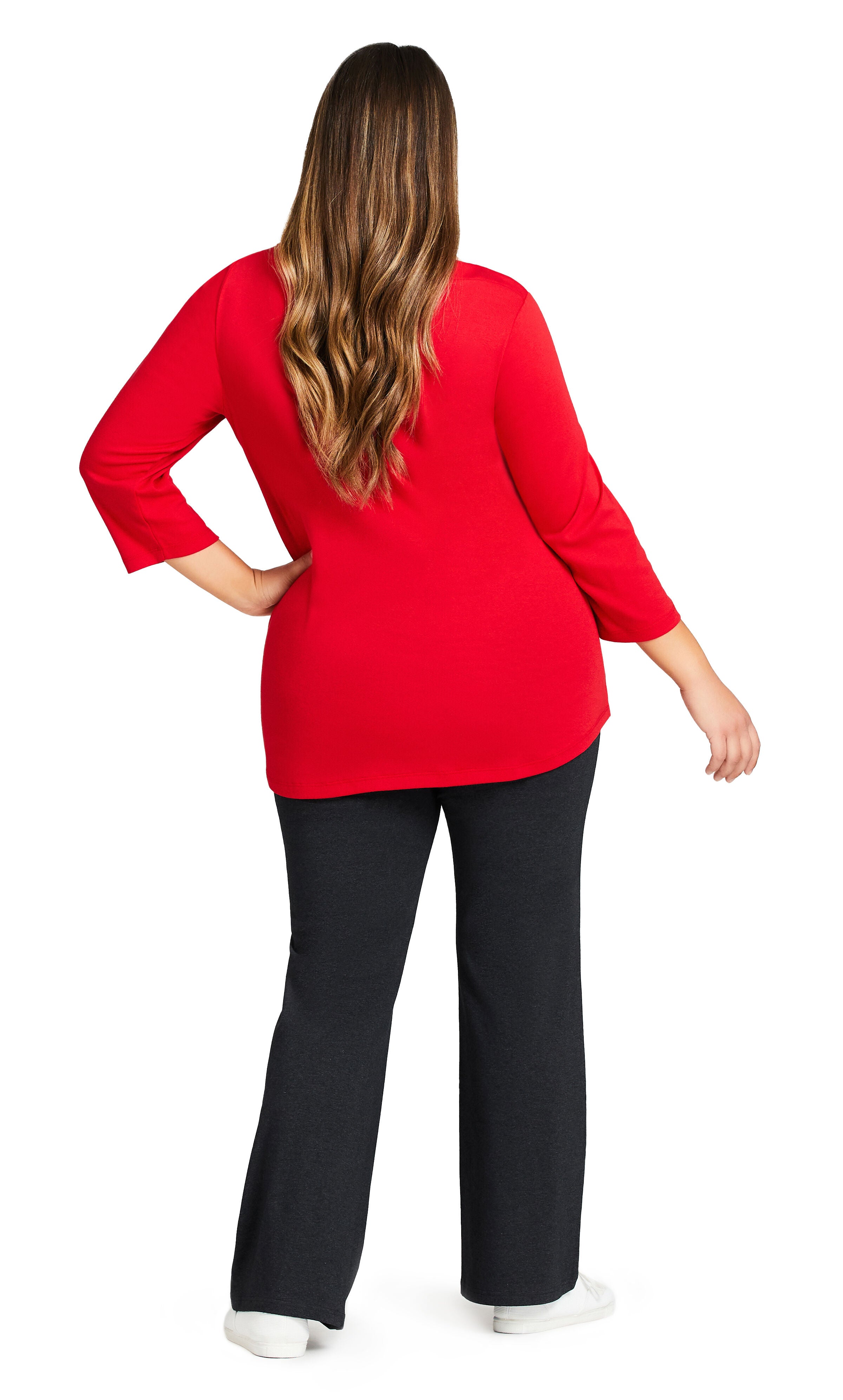 Pima Bootleg Legging Charcoal - average, , alternate image number 1