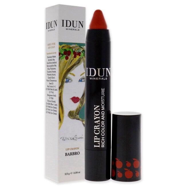 Lip Crayon - 403 Barbro by Idun Minerals for Women - 0.09 oz Lipstick, See Description, alternate image number 1