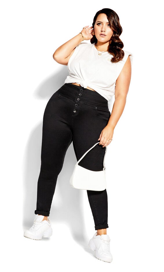 Harley Bold Skinny Jean - black, Black, hi-res image number 0