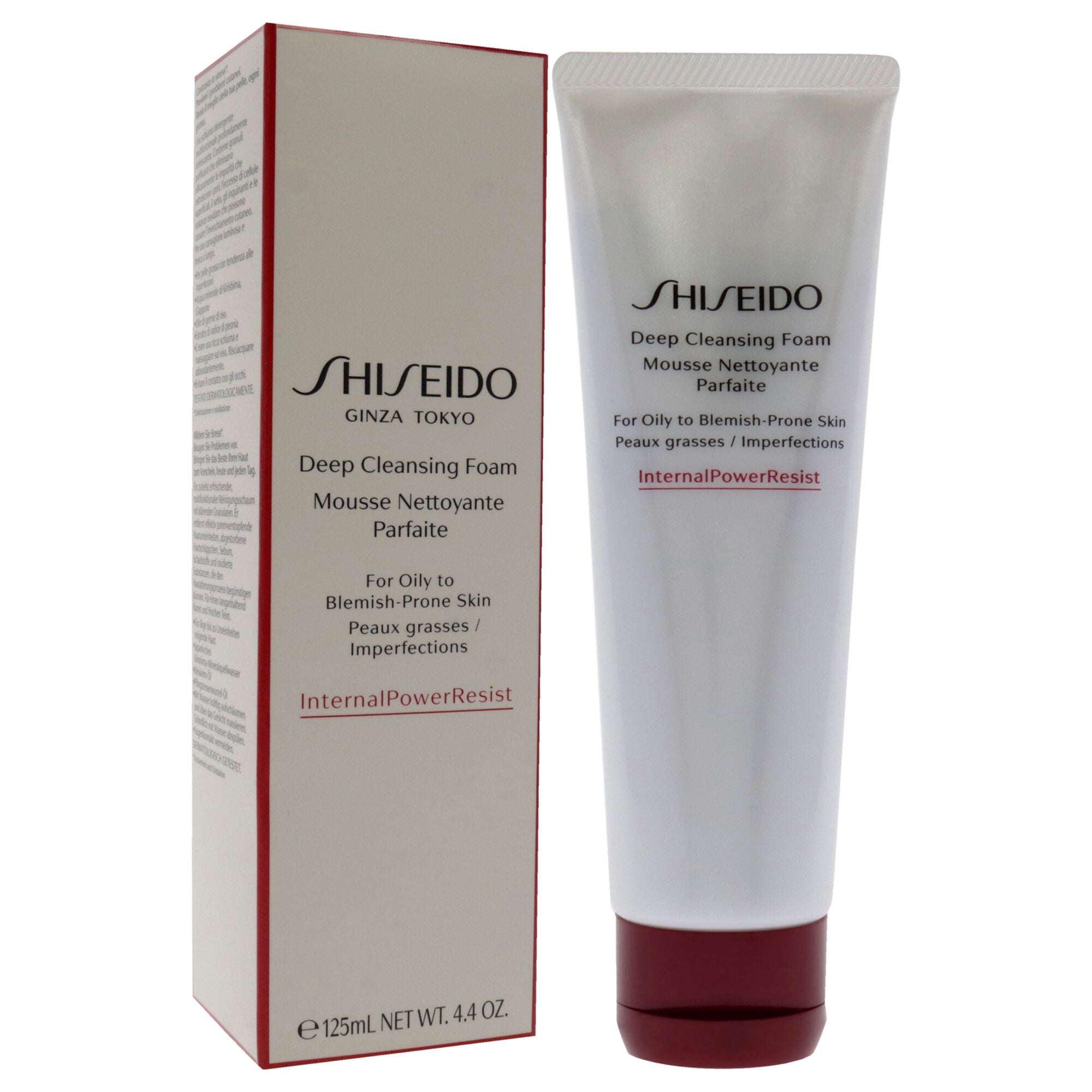 Deep Cleansing Foam by Shiseido for Women - 4.4 oz Cleanser, See Description, alternate image number 1