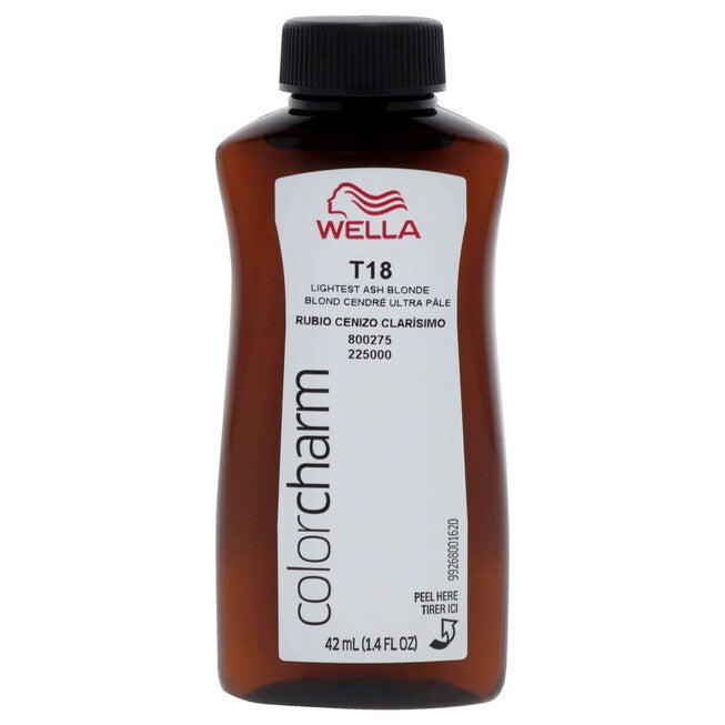 Color Charm Permanent Toner - T18 Lightest Ash Blonde by Wella for Unisex - 1.4 oz Toner, , alternate image number null