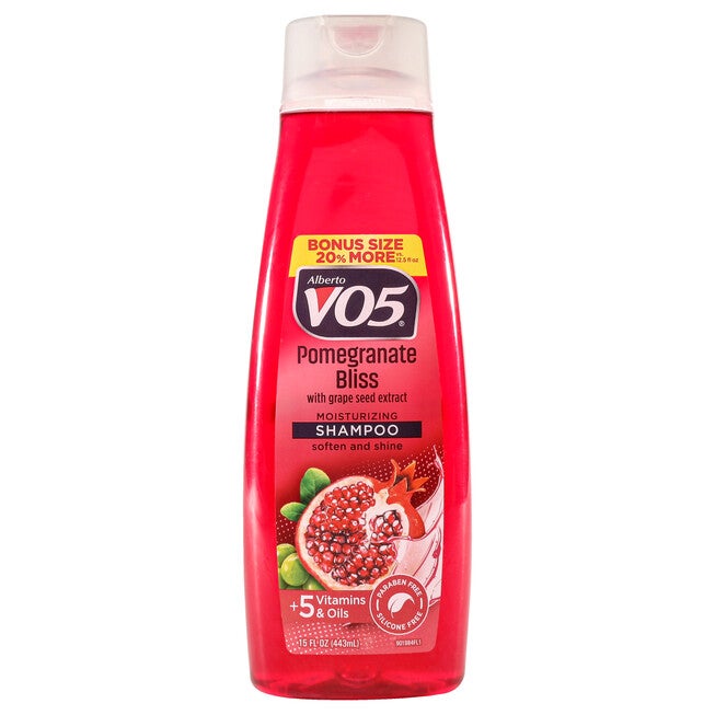 Moisturizing Pomegranate Bliss Shampoo by Alberto VO5 for Unisex - 15 oz Shampoo, See Description, hi-res image number 0