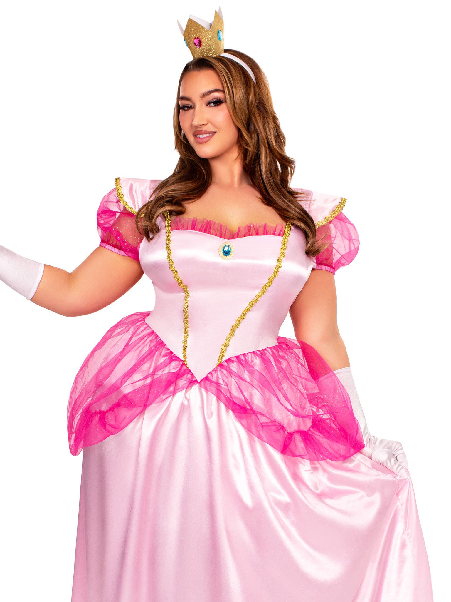 Classic Pink Princess Costume, Pink, hi-res image number 0