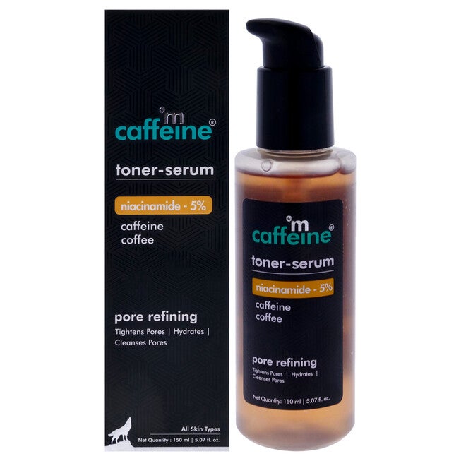 Toner-Serum Niacinamide 5 Percent Caffeine Coffee Pore Refining - All Skin Types by mCaffeine for Unisex - 5.07 oz Serum, See Description, hi-res image number 0