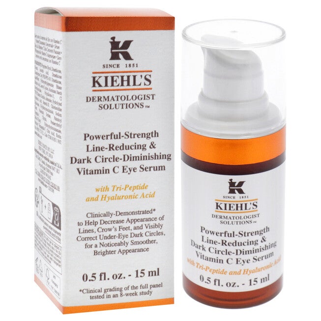 Powerful-Strength Line-Reducing and Dark Circle-Diminishing Vitamin C Eye Serum by Kiehls for Women - 0.5 oz Serum, See Description, alternate image number 2
