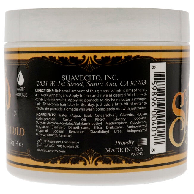 Strong Hold Pomade by Suavecito for Men - 4 oz Pomade, , alternate image number 3