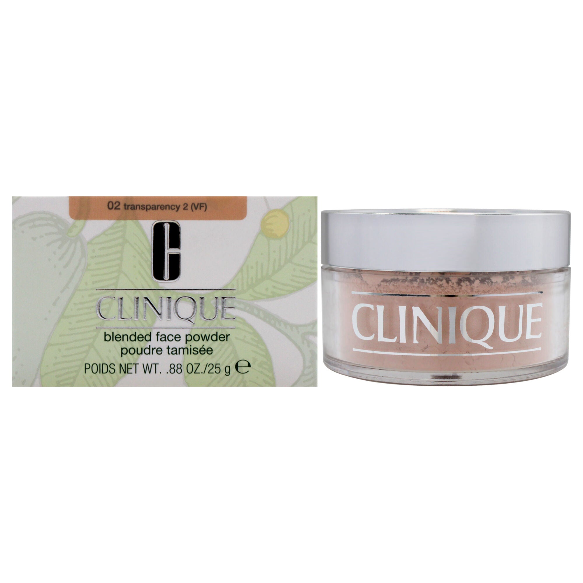 Blended Face Powder- 02 Transparency by Clinique for Women - 0.88 oz Powder, See Description, hi-res image number 0