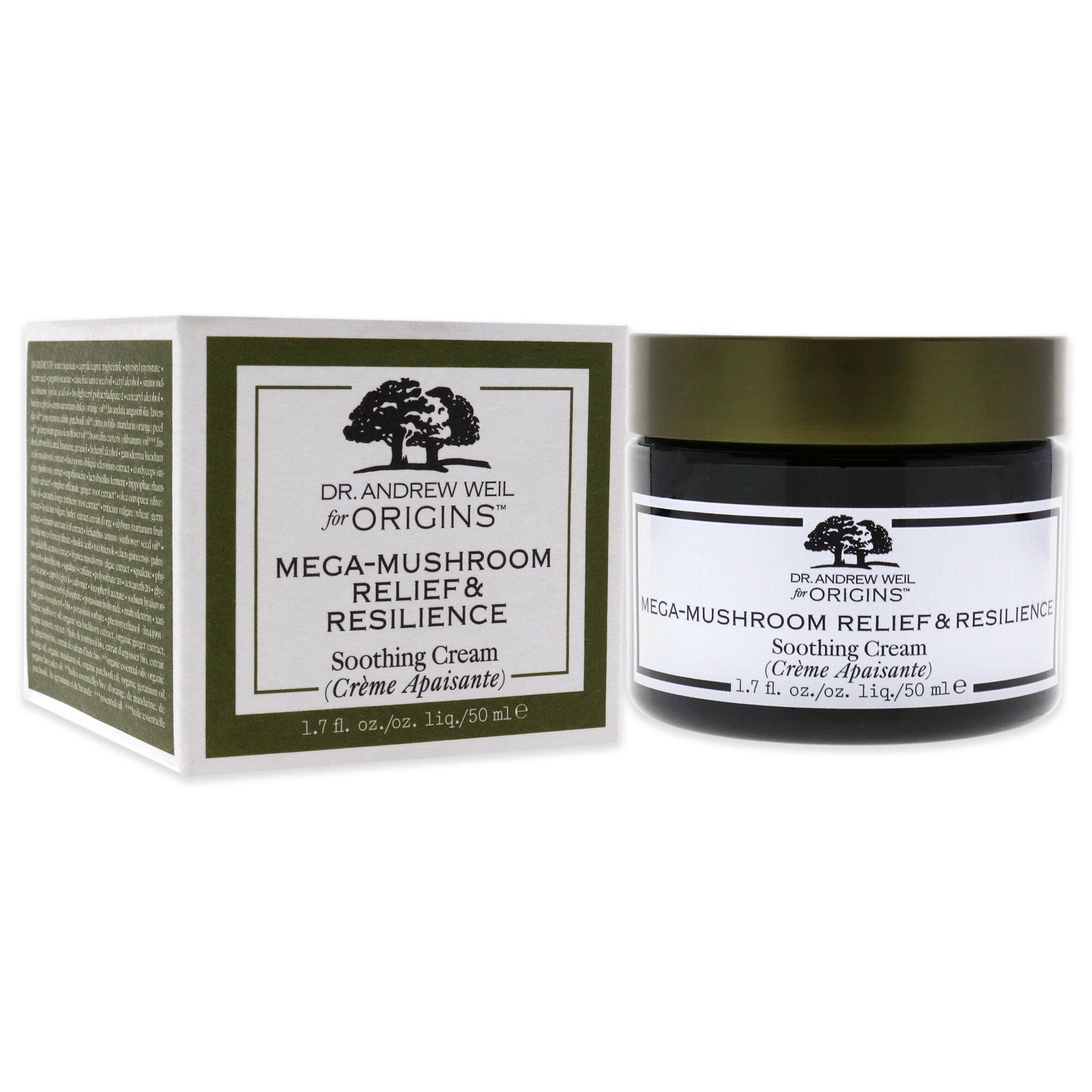 Dr Andrew Weil for Origins Mega-Mushroom Relief and Resilience Soothing Cream by Origins for Unisex - 1.7 oz Cream, See Description, alternate image number 2