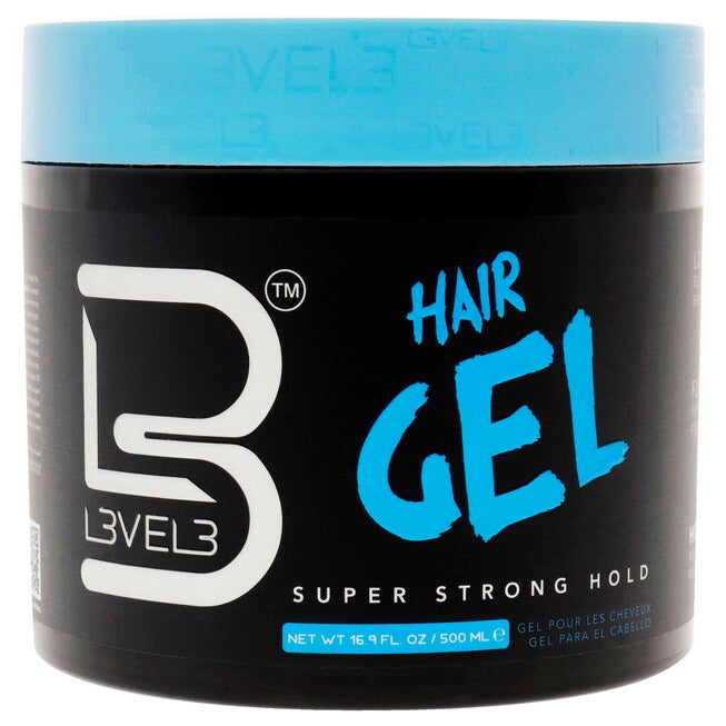 Super Strong Hair Gel by L3VEL3 for Men - 16.9 oz Gel, See Description, hi-res image number 0
