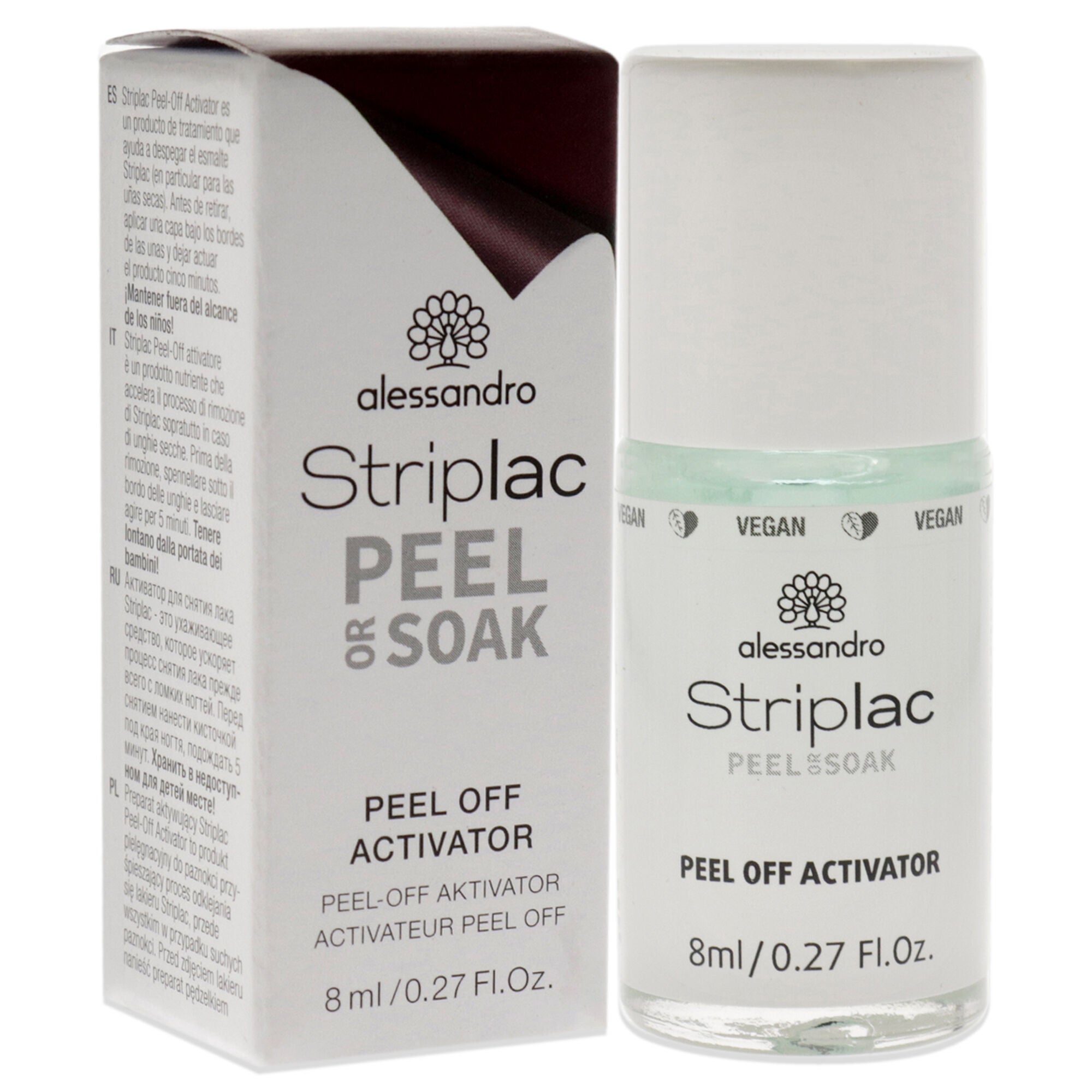 Striplac Peel or Soak - Peel Off Activator by Alessandro for Women 0.27 oz Nail Polish, , alternate image number 6