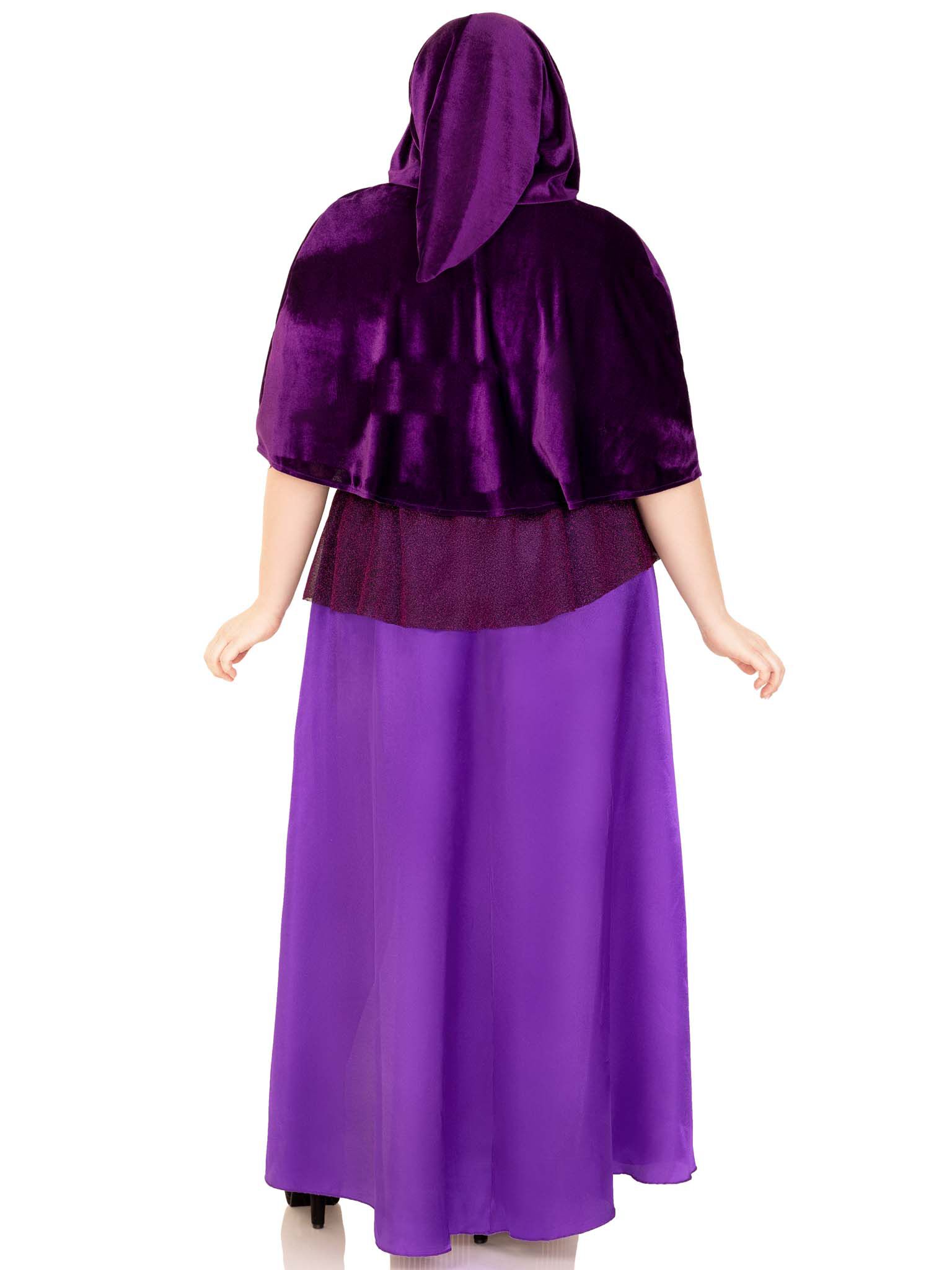 Black Magic Witch Costume, Purple, alternate image number 3