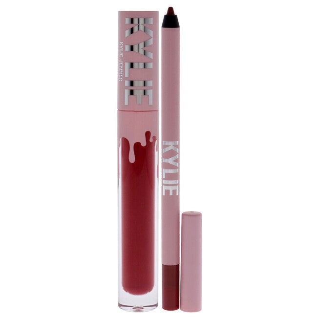 Matte Lip Kit - 401 Victoria by Kylie Cosmetics for Women - 2 Pc 0.10oz Matte Liquid Lipstick, 0.039oz Lip Liner, , alternate image number 6