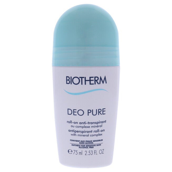 Deo Pure Antiperspirant Roll-On by Biotherm for Unisex - 2.53 oz Deodorant Roll-On, See Description, hi-res image number 0