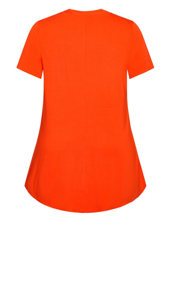 Kaylie Hi Lo Top - orange, , alternate image number 5