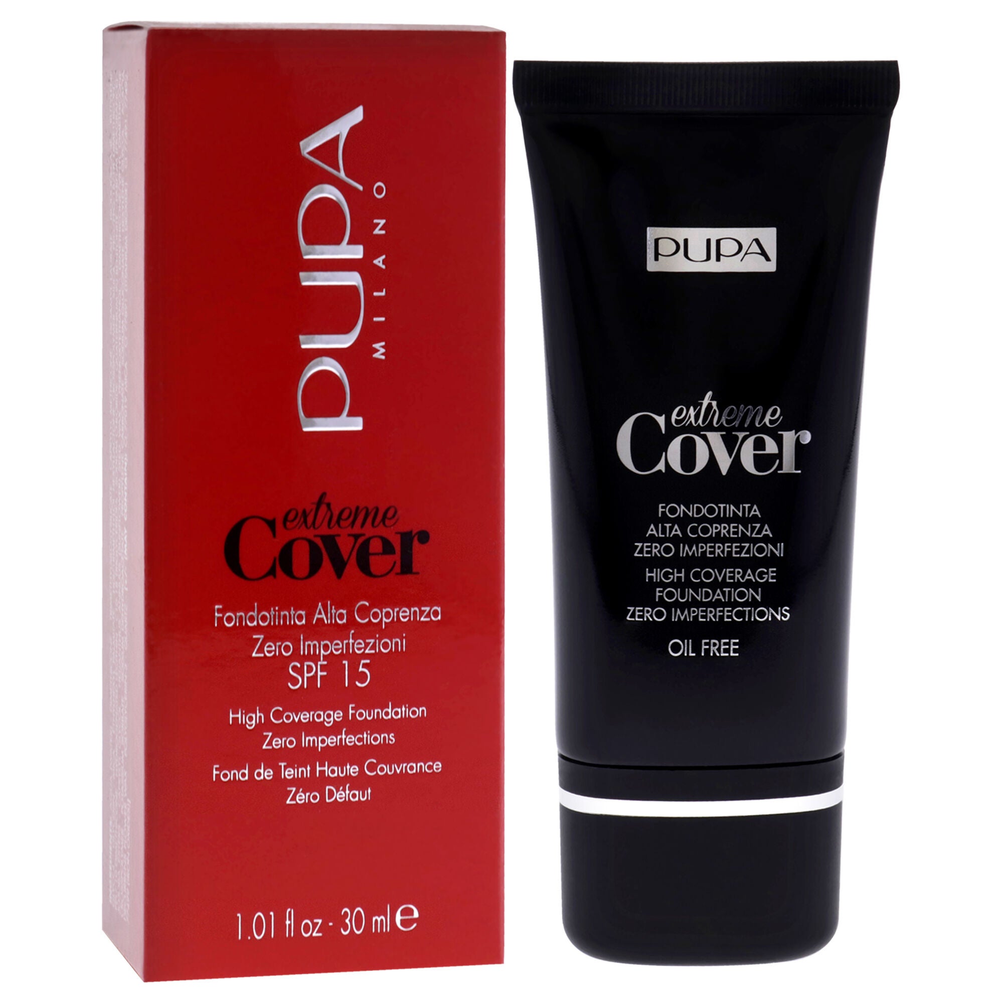 Extreme Cover Foundation SPF 15 - 040 Medium Honey by Pupa Milano for Women - 1.01 oz Foundation, See Description, alternate image number 1