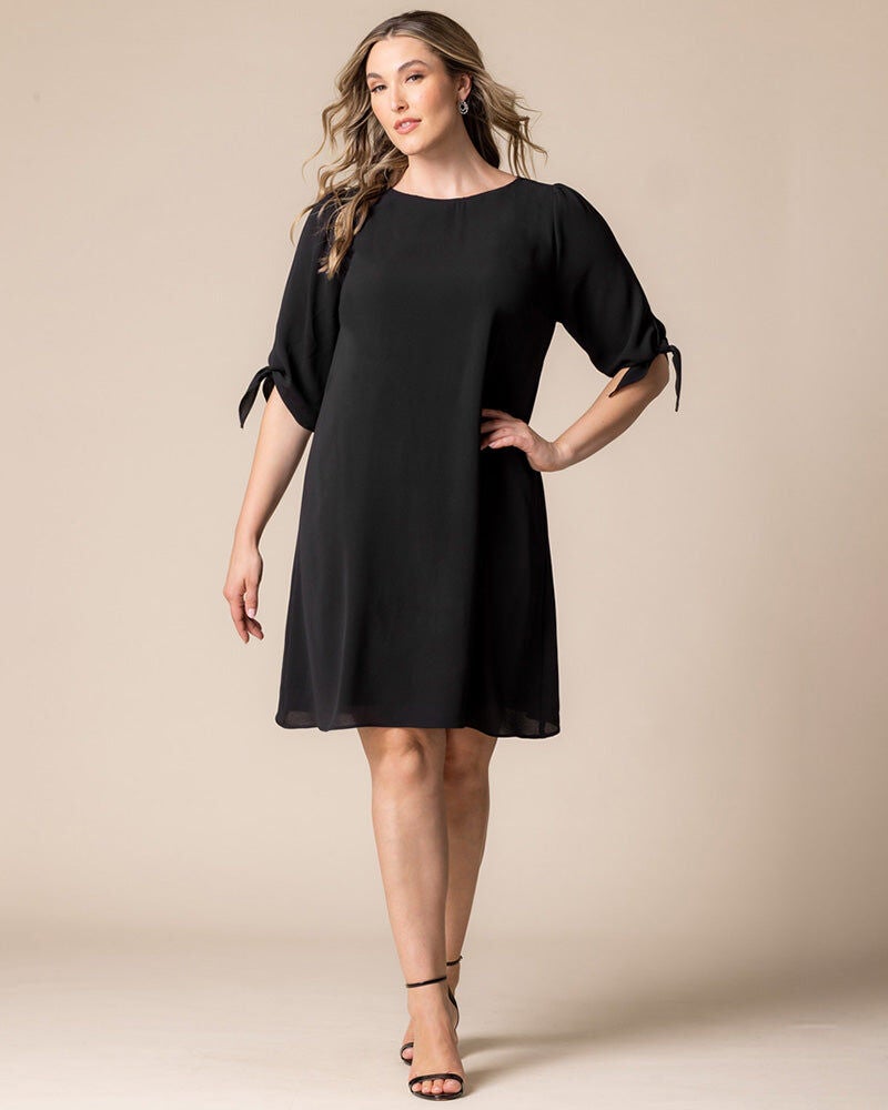 Manhattan Shift Dress, Black Noir, hi-res image number 0