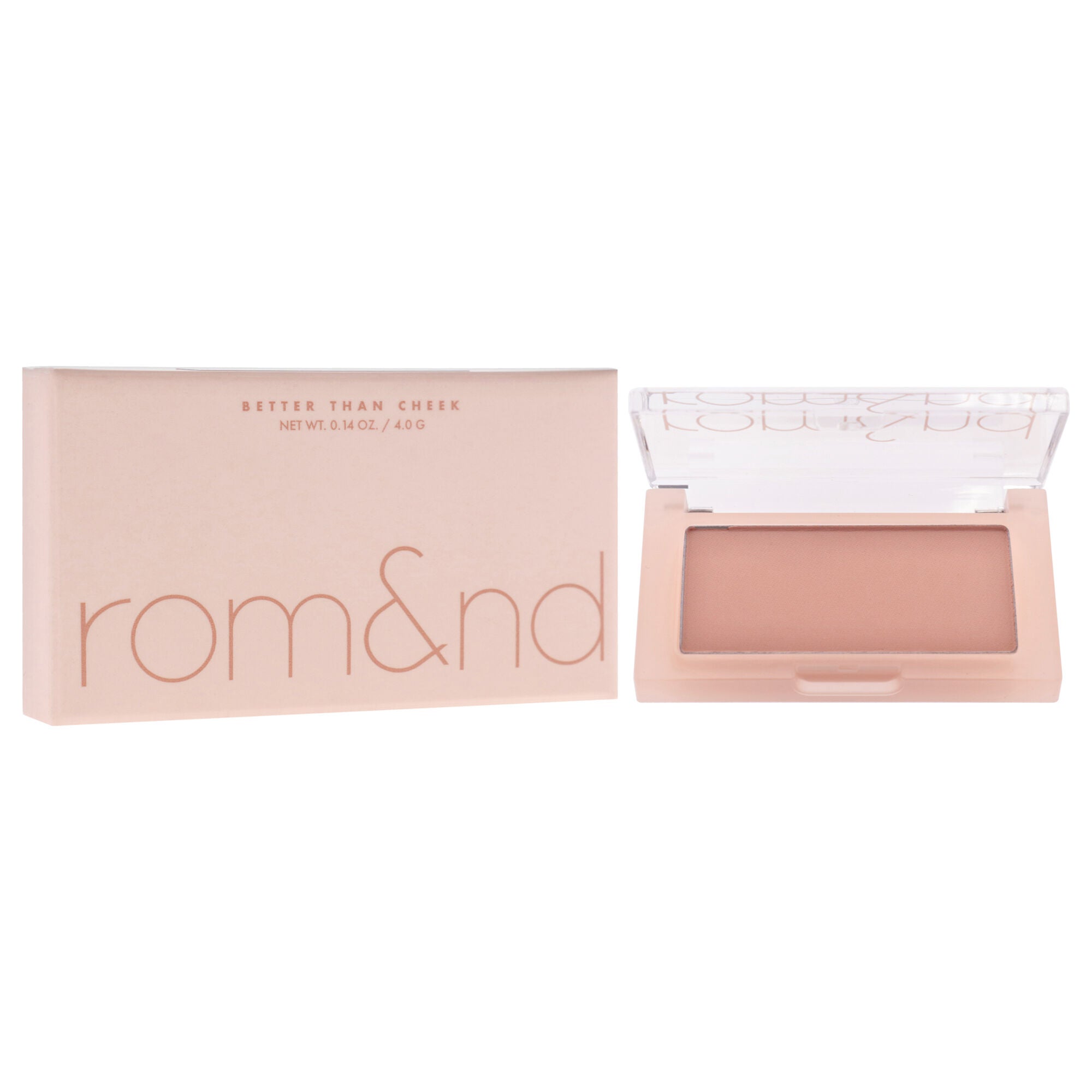 Better Than Cheek - N01 Nutty Nude by Rom&nd for Women - 0.2 oz Blush, Brown, alternate image number 2