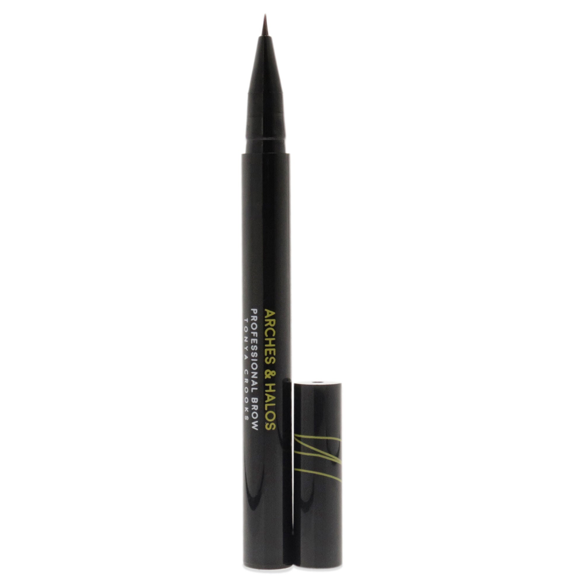 Angled Bristle Tip Waterproof Brow Pen - Auburn by Arches and Halos for Women - 0.051 oz Eyebrow Pencil, , alternate image number 5