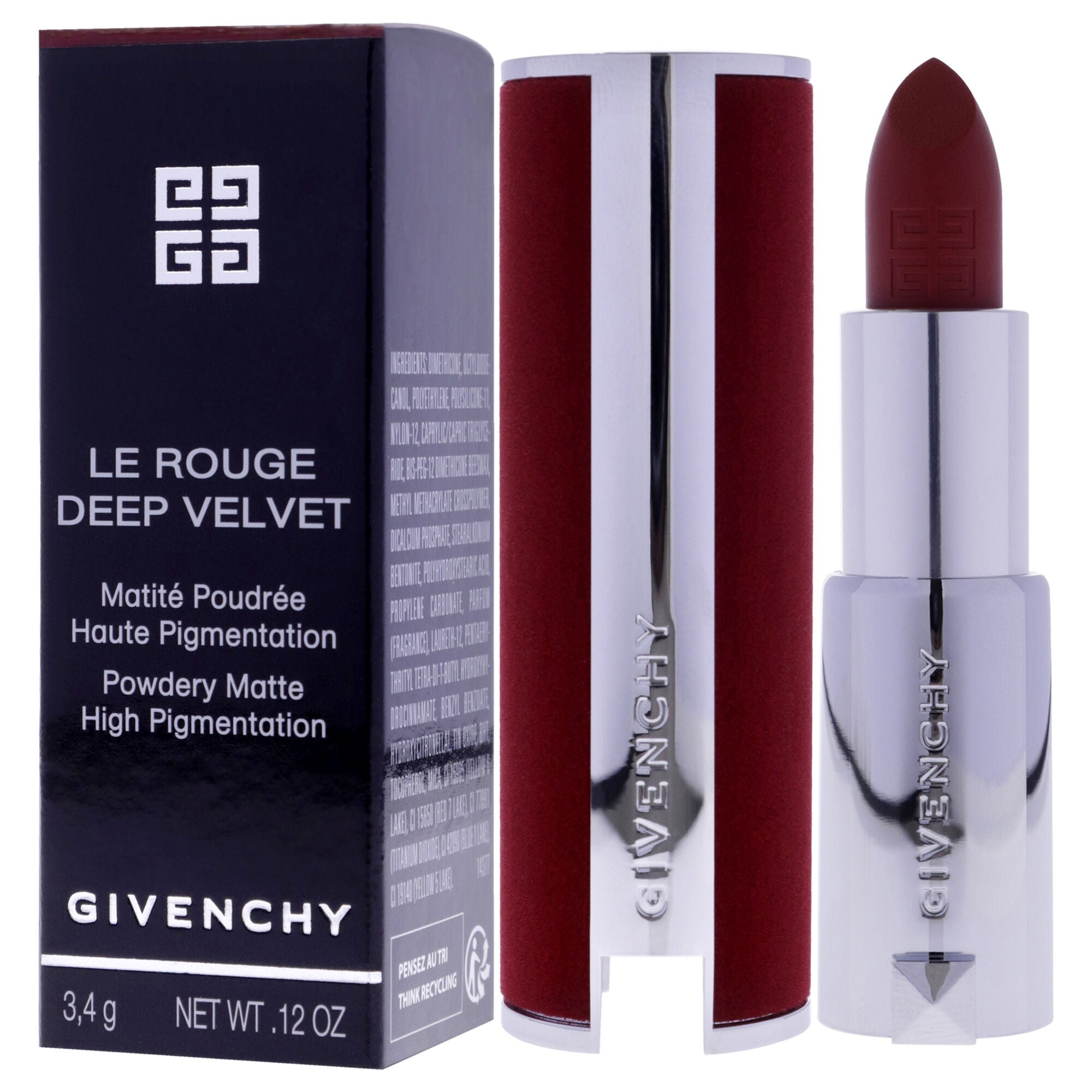 Le Rouge Deep Velvet Matte Lipstick - 36 by Givenchy for Women - 0.12 oz Lipstick, , alternate image number 7